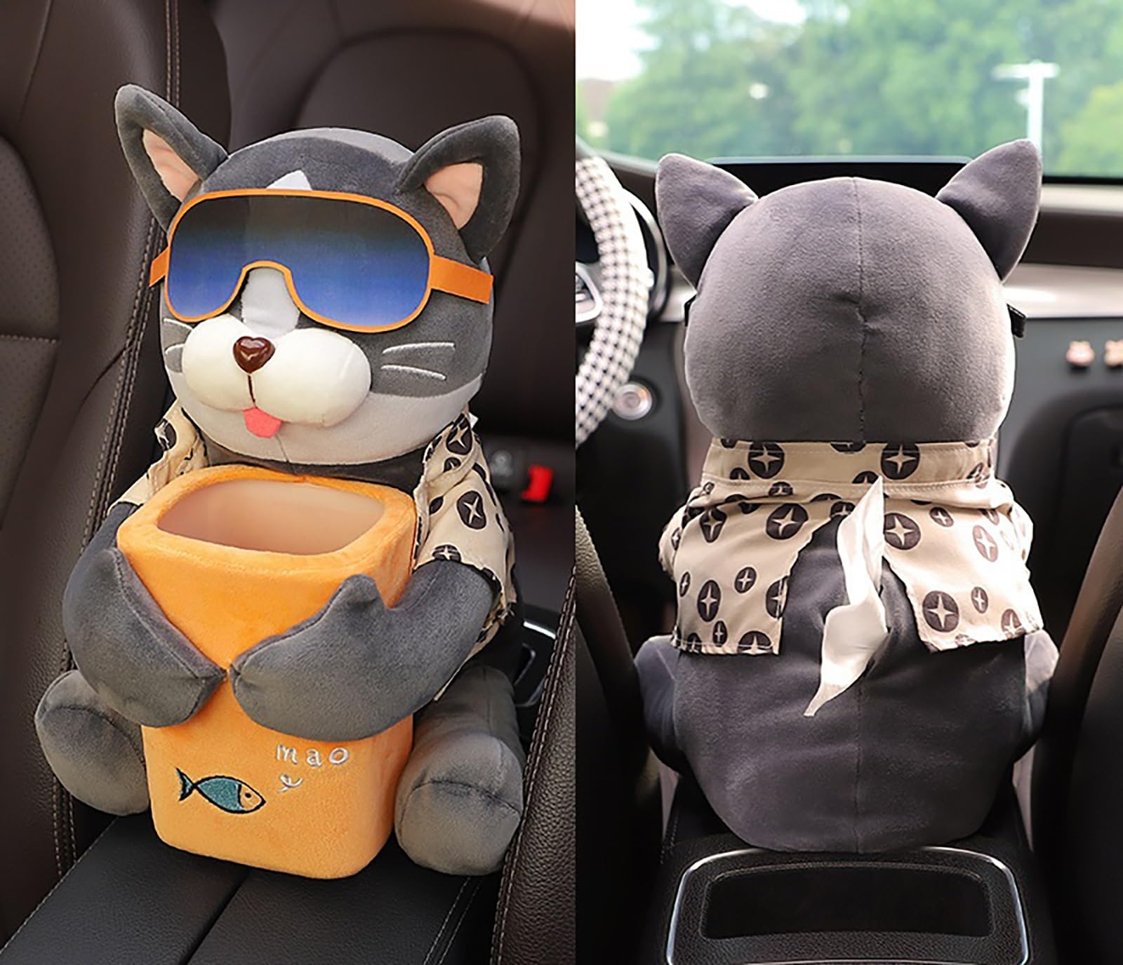 ミニゴミ箱モービルワンレア2個セットプラ車にデスク周りに可愛い